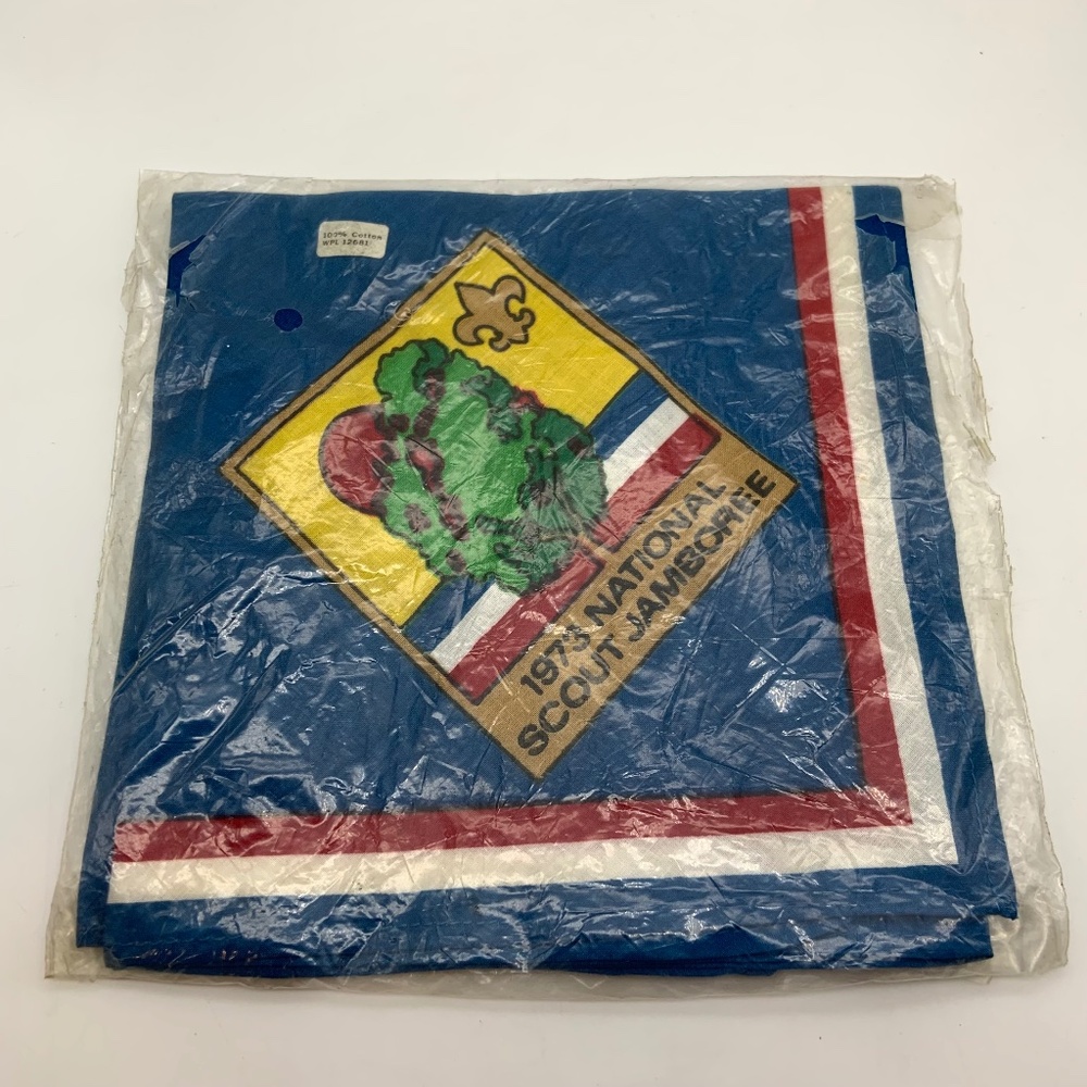 Vintage Boy Scouts of America 1973 National Scout Jamboree Neckerchief Sealed!